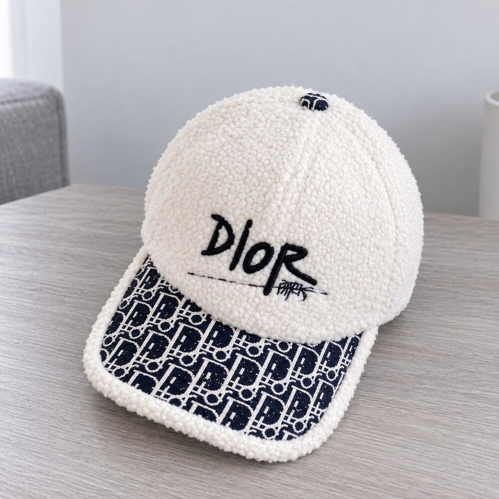 Dior Shearling Jacquard Cap - Picture 4 of 6
